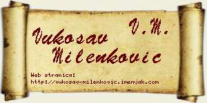 Vukosav Milenković vizit kartica